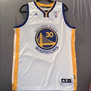 Curry #30 Warriors Adidas NBA home jersey